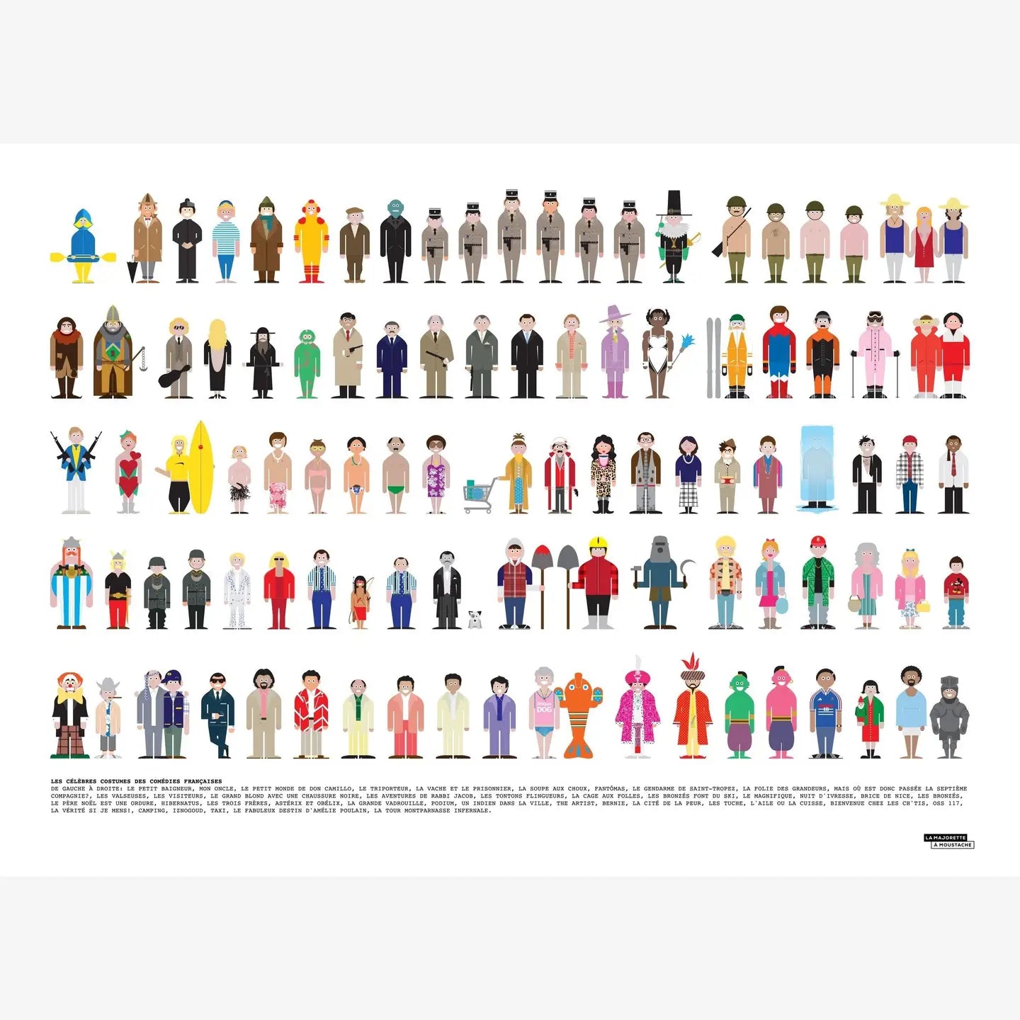 Affiche des Célèbres films comiques