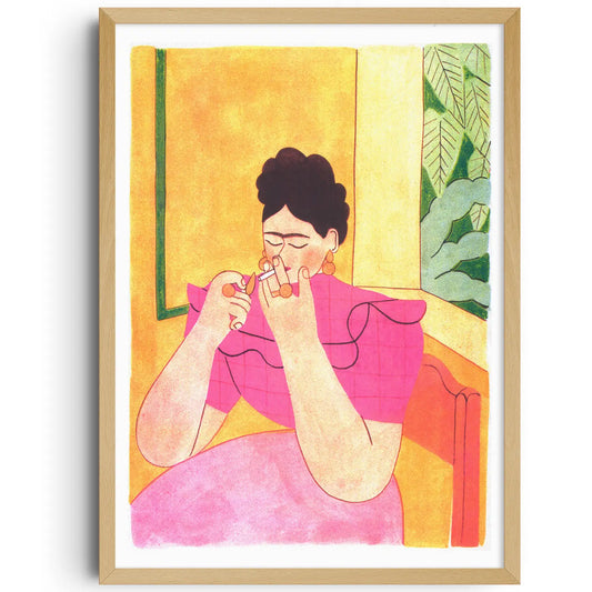 Affiche Morgane Fadanelli - Frida Kahlo