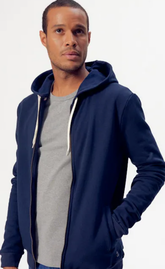 Sweat Célestin bleu en coton bio