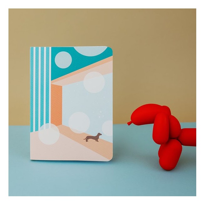 Cahier Spirale A5 – Teckel Paradis