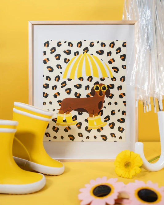 Peinture par numéro - Raining Teckel