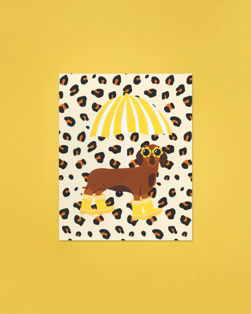 Peinture par numéro - Raining Teckel