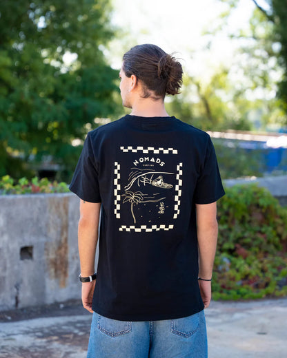 T-shirt Noir Surf