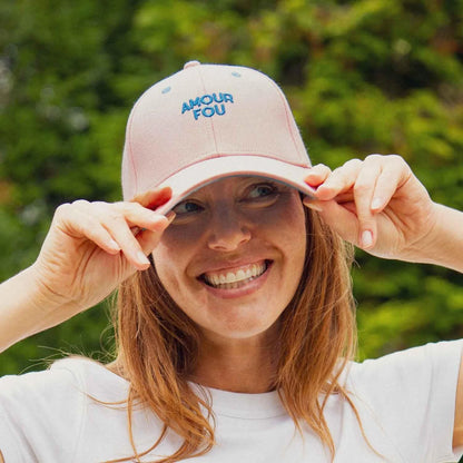 Casquette Amour Fou - rose