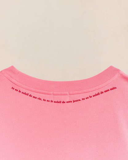 Sweat Cœur Solaire Femme – Rose