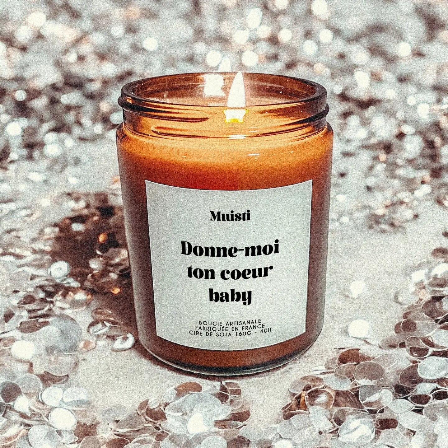 Bougie Parfumée - Donne-moi ton cœur baby - Cire de soja