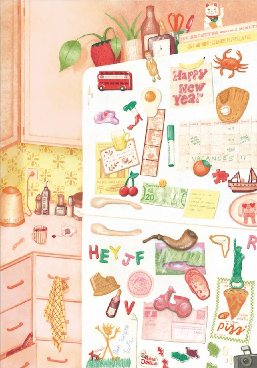 La porte de frigo - Puzzle 1000 pièces