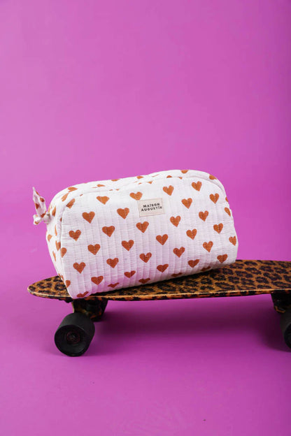 Trousse de toilette Love Cannelle