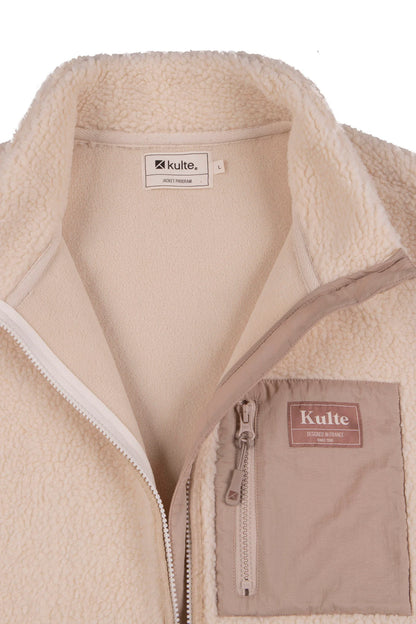 Veste No Arm Sherpa Off White – Kulte