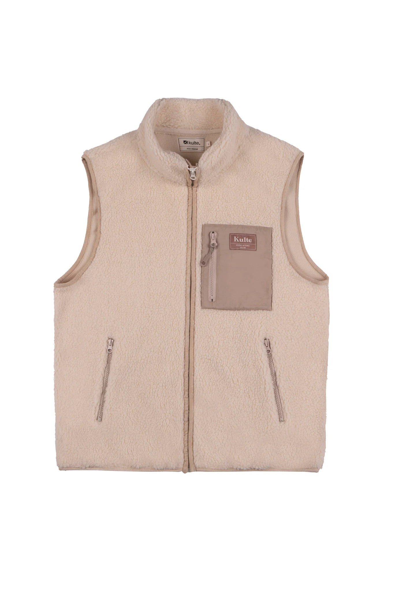 Veste No Arm Sherpa Off White – Kulte