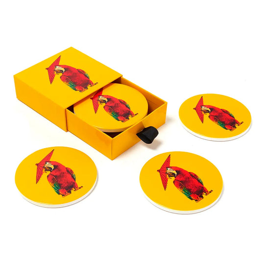 Set de 4 sous-verres en céramique Arapluie