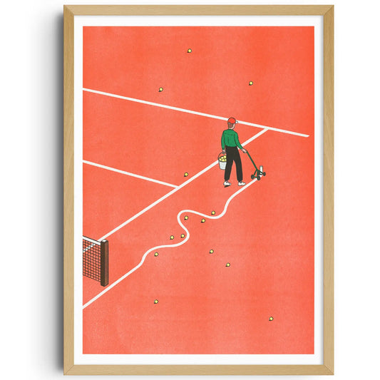 Affiche Simon Bailly - Roland-Garros