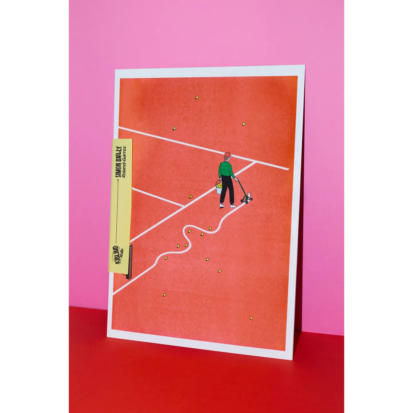 Affiche Simon Bailly - Roland-Garros