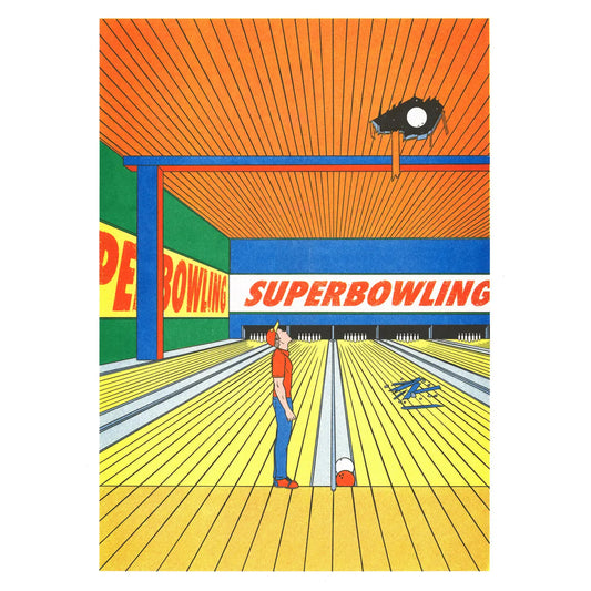 Affiche Simon Bailly - Super bowling