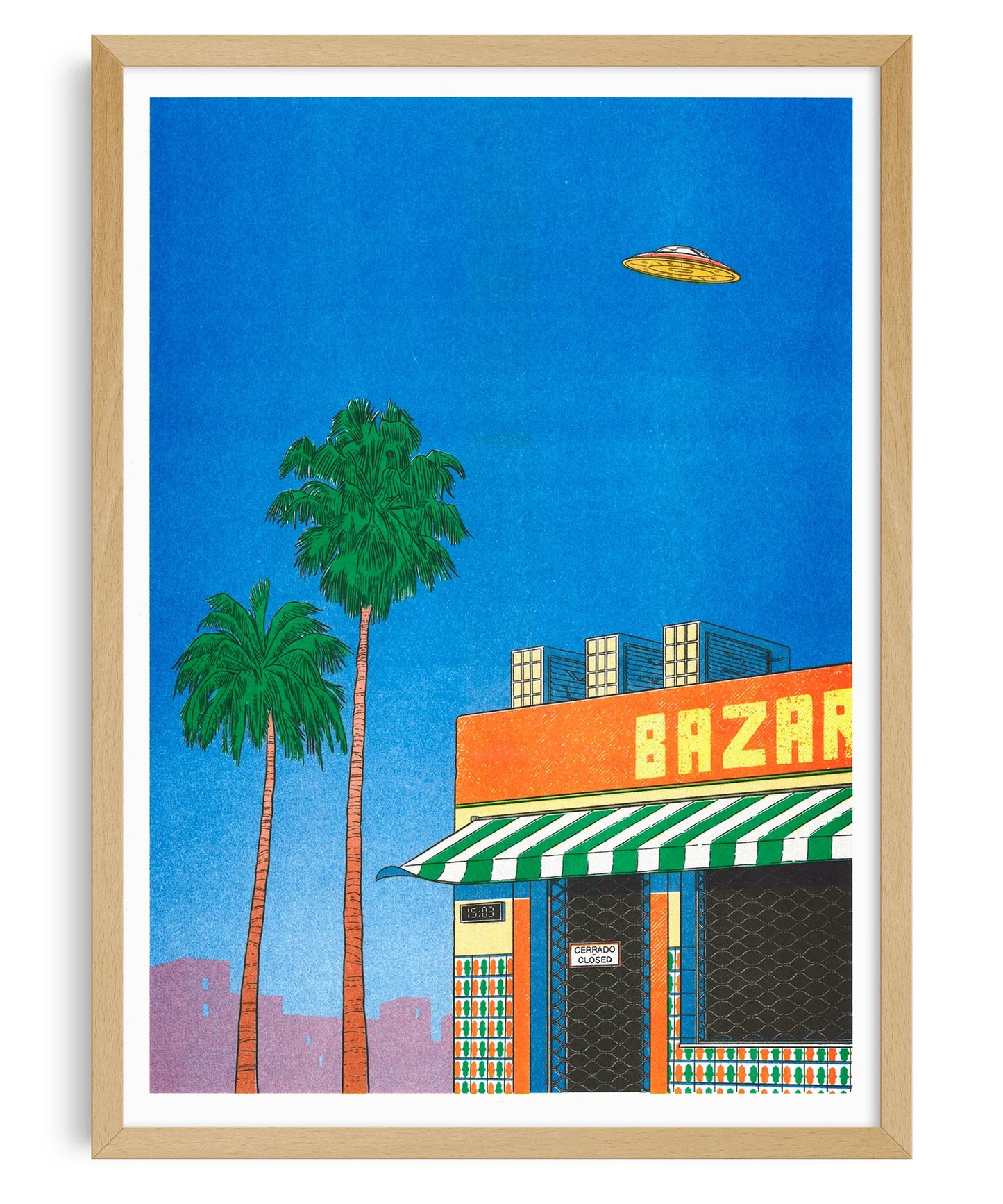 Affiche - Simon Bailly - L’Espagne à 15h