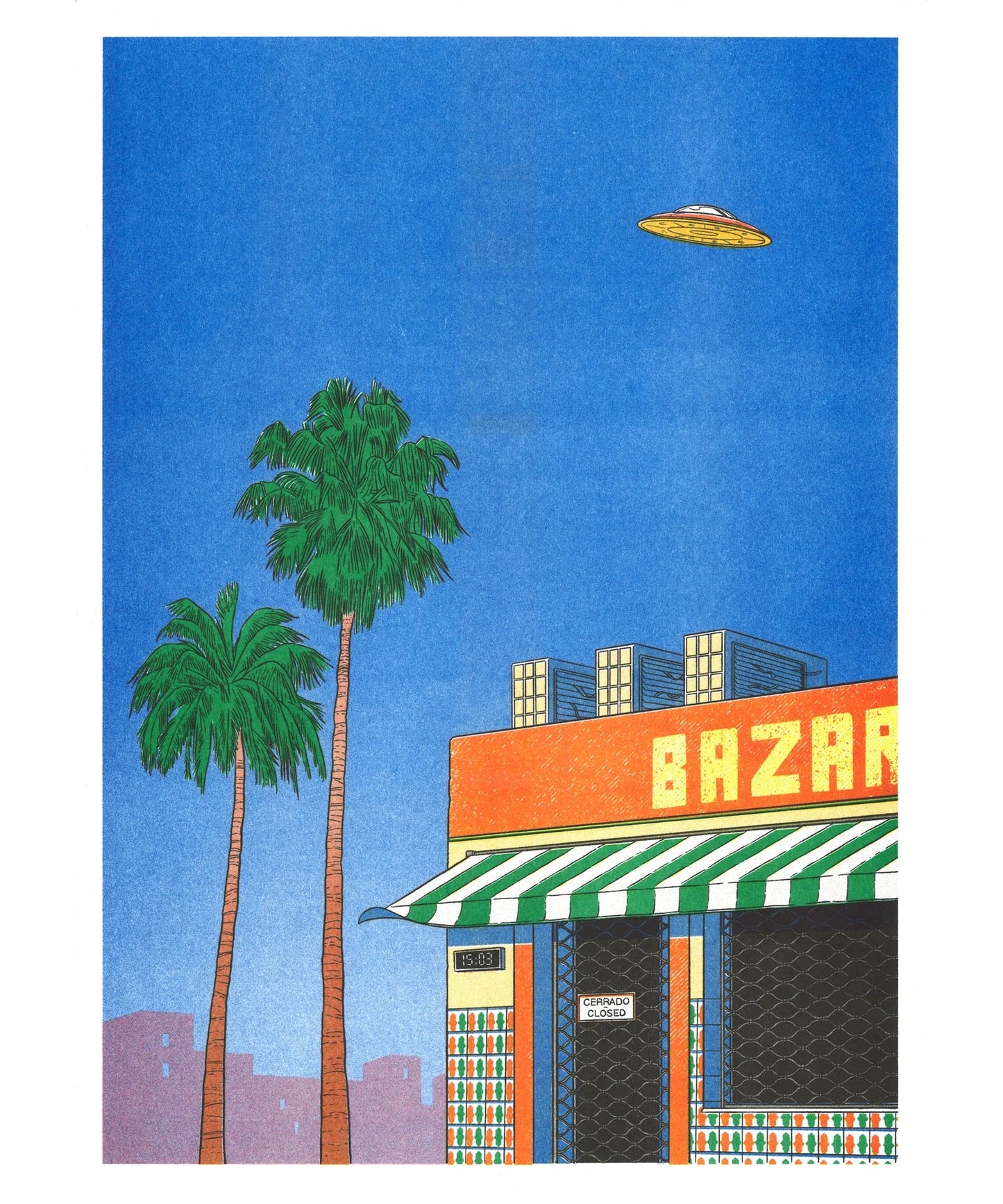 Affiche - Simon Bailly - L’Espagne à 15h