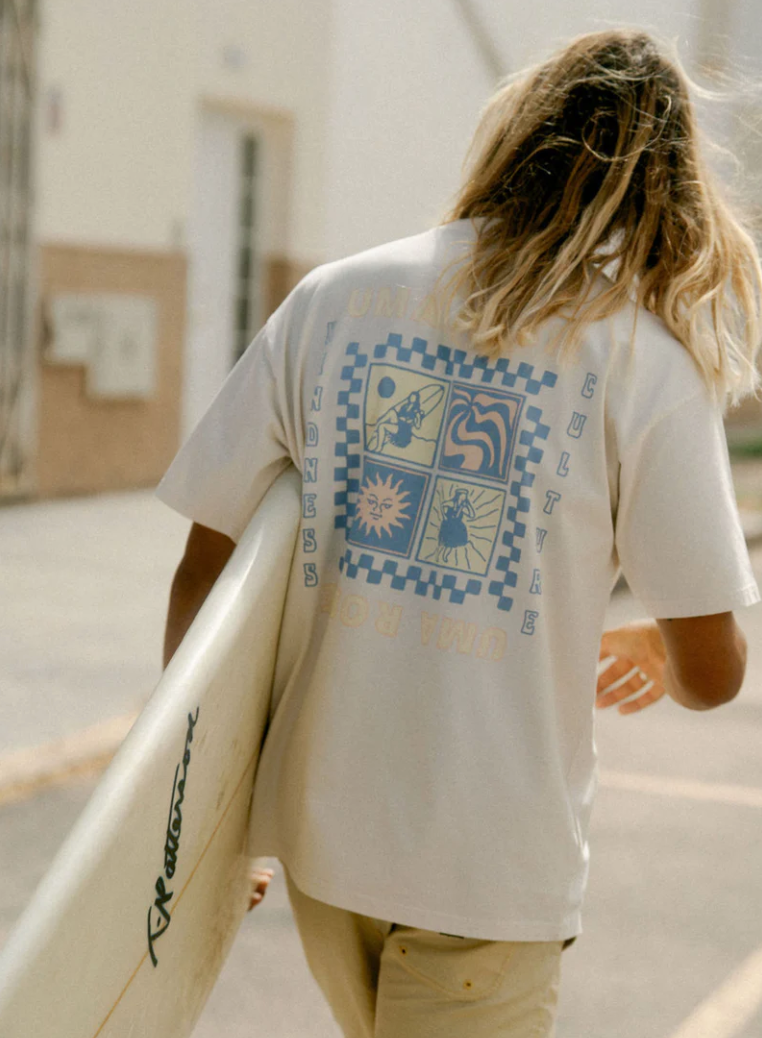 T-shirt Vintage Écru