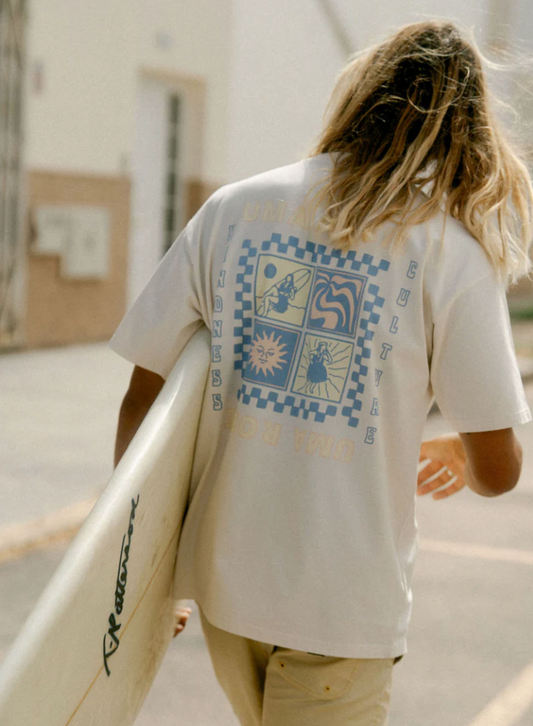 T-shirt Vintage Écru