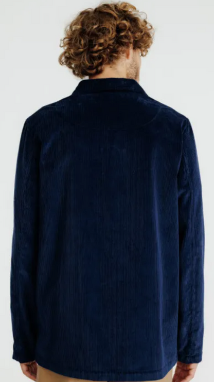 Veste de travail Bleu en velours