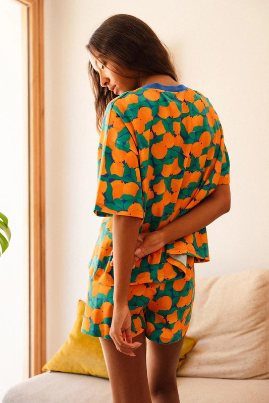 Pyjama Coton BIO Tangerine