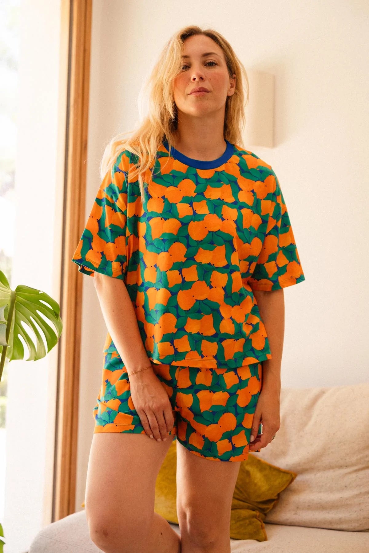 Pyjama Coton BIO Tangerine