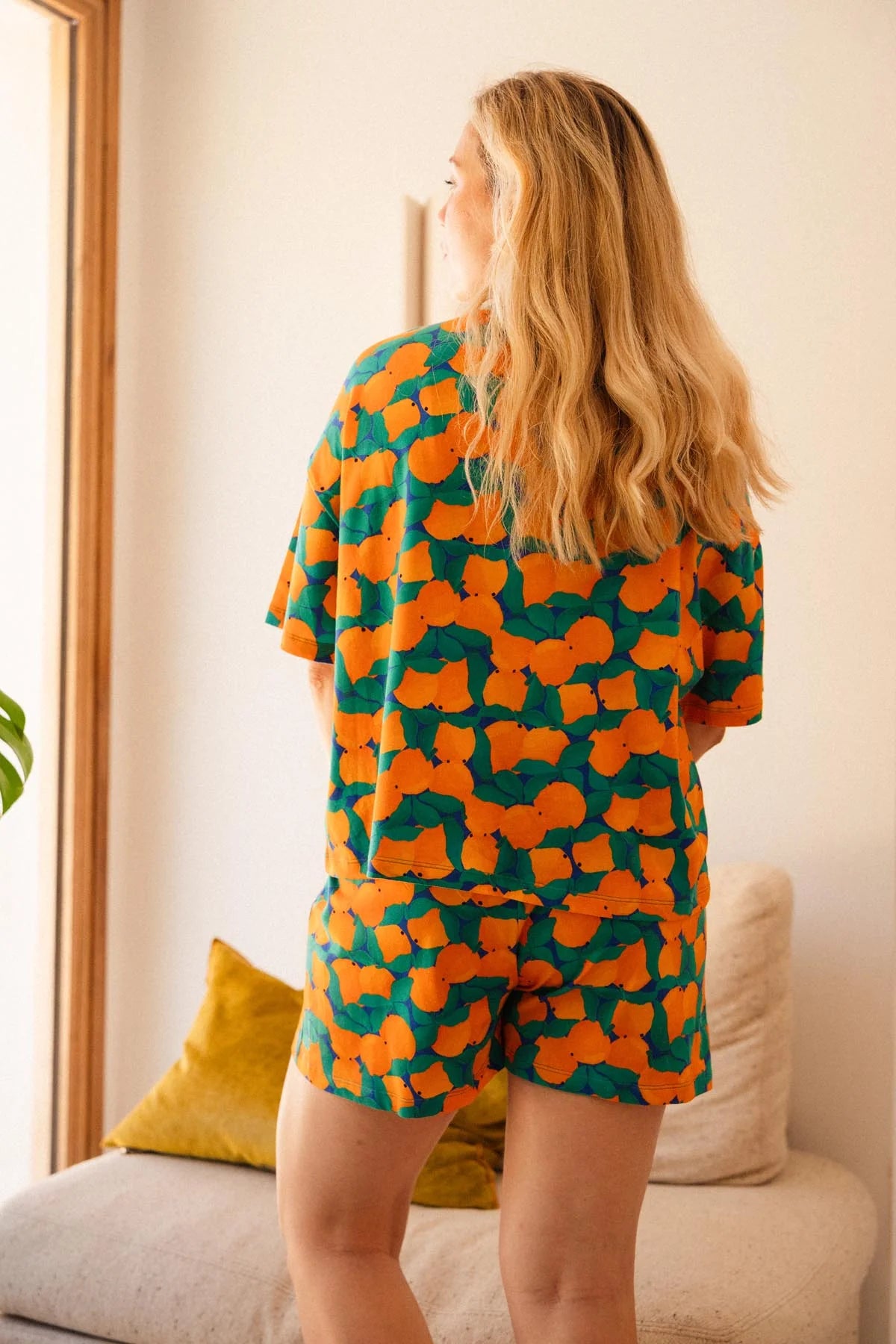 Pyjama Coton BIO Tangerine