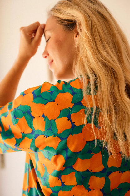 Pyjama Coton BIO Tangerine